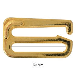 Крючок для бюстгальтера металл ARTA.F.2853 14,4мм, цв.16 золото, уп.50шт