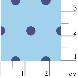 Ткань для пэчворка PEPPY Лазурное Чудо 110 г/м 100% хлопок цв.ЛЧ-17 голубой уп.50х55 см