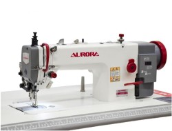 Прямострочная промышленная швейная машина с шагающей лапкой Aurora A-0302DE-CX-L (прямой привод)
