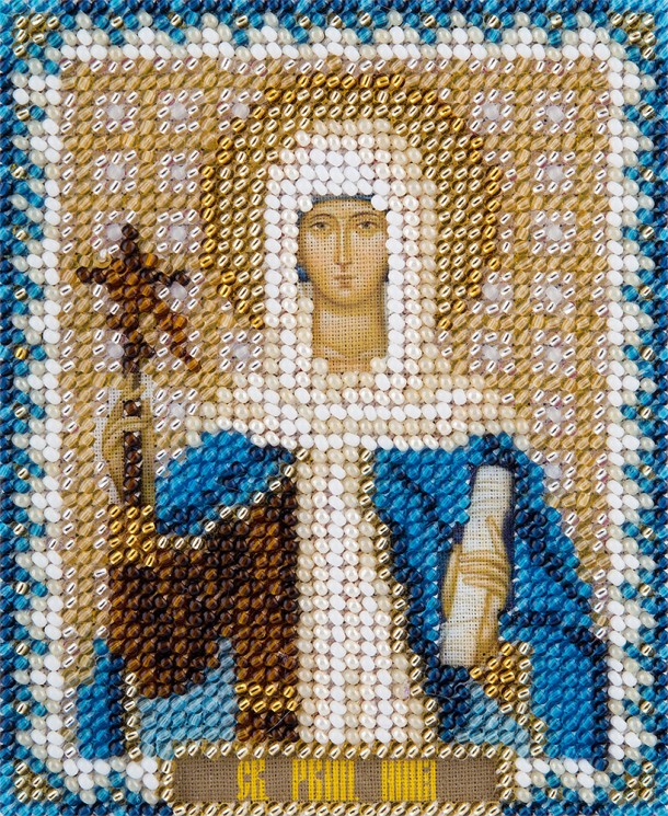 Набор для вышивания PANNA арт. CM-1833 Икона Святой Равноапостольной Нины, просветительницы Грузии 8,5х11 см