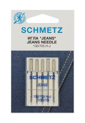 Иглы для джинсы Schmetz 130/705H-J № 100, уп.5 игл