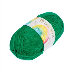 Пряжа для вязания ПЕХ Школьная (100% акрил) 5х50г/150м цв.511 зеленка
