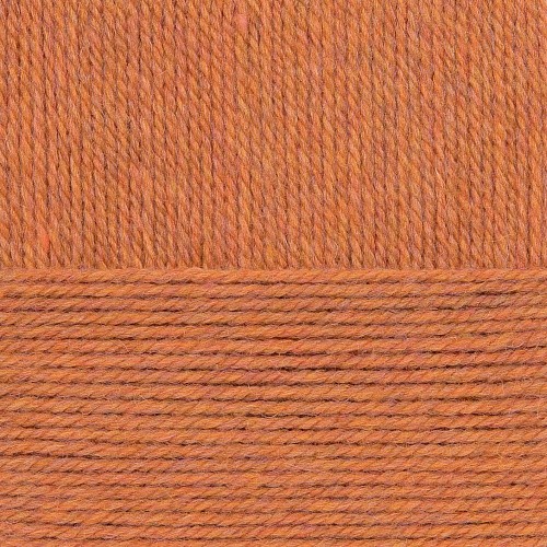 Пряжа для вязания ПЕХ "Носочная" (50% шерсть, 50% акрил) 10х100г/200м цв.030 св.терракот
