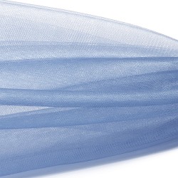 Фатин Кристалл средней жесткости блестящий арт.K.TRM шир.300см, 100% полиэстер цв. 66 К уп.50м - св.голубой
