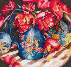 Набор для вышивания РТО арт.M597 Тюльпаны Востока 35,5х33 см