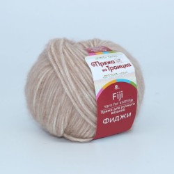 Пряжа для вязания ТРО "Фиджи" (20% мериносовая шерсть, 60% хлопок, 20% акрил) 5х50г/95м цв.0003 св.бежевый