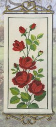 Набор для вышивания PERMIN арт.92-9569 Розы 20х40 см