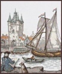 Набор для вышивания ПАЛИТРА арт.07.009 Голландский художник 23х26 см упак (1 шт)