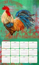 Набор Колор Кит мозаичная картина арт.КК.404006К Петух картина-календарь 40х65 см упак (1 шт)