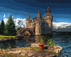 Картины по номерам Романтичный замок GX26645 40х50 тм Цветной упак (1 шт)