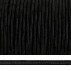 Резинка TBY шляпная (шнур круглый) цв.F322 черный 5,0мм рул.50м
