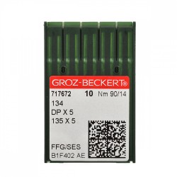 717672 Groz-Beckert Игла для ПШМ 134/DPX5/135X5 FFG №90 уп.10 шт