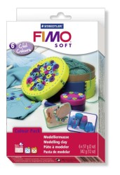 FIMO Soft комплект полимерной глины Холодные цвета/ арт.8023 04 упак (1 шт)