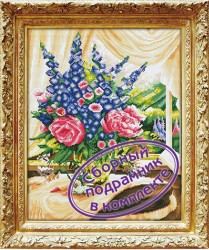 Набор Колор Кит мозаичная картина арт.КК.MO033 Букет с колокольчиками 40х50 упак (1 шт)