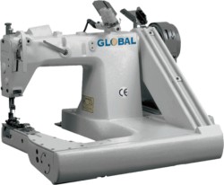 Global FOA926Р 3-х игольная швейная машина цепного стежка п-образной платформой