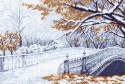 Рисунок на канве МАТРЕНИН ПОСАД арт.37х49 - 1200 Первый снег
