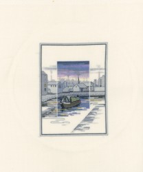 Набор для вышивания DERWENTWATER DESIGNS арт.TWL10 Canal Wharf 20х14 см