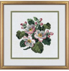 Набор для вышивания EVA ROSENSTAND арт.14-168 Цветы яблони 25х25 см