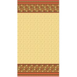 Ткань для пэчворка PEPPY Русские Традиции Панель 110 г/м 100% хлопок цв.РТ-07 бежевый/ зеленый уп.60х110 см
