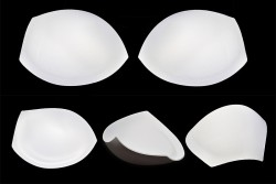 Чашечки корсетные CC-72 с эффектом push-up р.90 цв. белый уп.10 пар упак (10 пар)