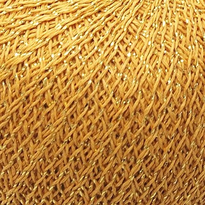 Нитки для вязания "Золотой Шар" (86% хлопок, 14% люрекс) 6х50г/390м цв.3203 бежевый, С-Пб