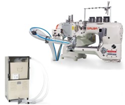 Промышленная швейная машина Siruba D007S-460-02R-ET/AW2 ( серводвигатель) (флэтлок)