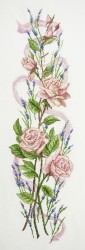 Набор для вышивания МАРЬЯ ИСКУСНИЦА арт.14.002.04 Розы и лаванда 20х65 см