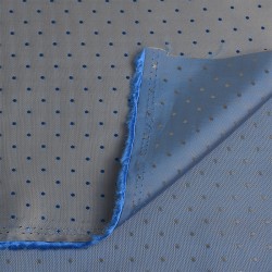 Ткань подкладочная Поливискоза НАРЕЗКА 145см IdealTex PLJ25.04 синий 90г/м уп.10м