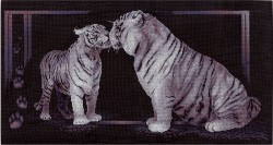 Набор для вышивания PANNA арт. J-1062 Тигриная любовь 58,5х30,5 см