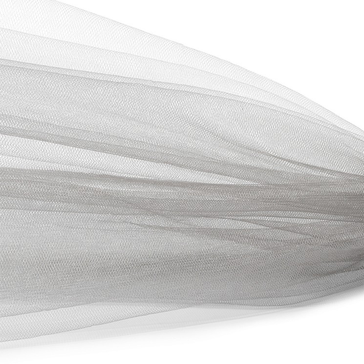 Фатин Кристалл средней жесткости блестящий арт.K.TRM шир.300см, 100% полиэстер цв. 91 К уп.50м - бежевый