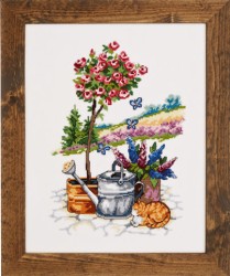 Набор для вышивания PERMIN арт.90-2359 Розовое дерево 29х37 см