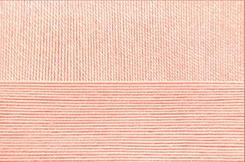 Пряжа для вязания ПЕХ "Цветное кружево" (100% мерсеризованный хлопок) 4х50г/475м цв.018 персик