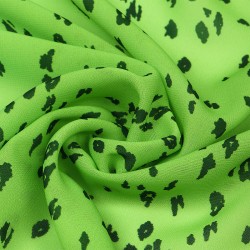 Ткань Шифон-шелк 50 г/м 100% пэ шир.150 см арт.T.0903.04 цв.зеленый рул.35м