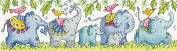 Набор для вышивания HERITAGE арт.KCEP1569E Парад слонов