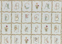 Ткань для пэчворка PEPPY Kate Greenaway Panel 115 г/м 100% хлопок цв.31008-70 уп.60х110 см