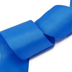 Лента Ideal репсовая в рубчик шир.50мм цв. 366 (170) ярк.синий уп.27,42м