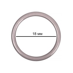 Кольцо для бюстгальтера металл TBY-57729 d18мм, цв.S222 шиншилла, уп.100шт