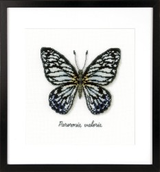 Набор для вышивания VERVACO арт.PN-0165403 Голубая бабочка 16х15 см
