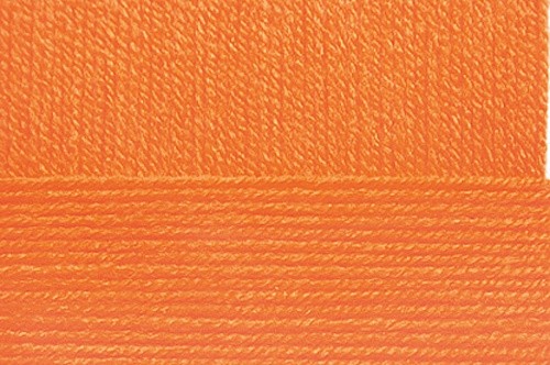 Пряжа для вязания ПЕХ "Детская объёмная" (100% микрофибра) 5х100г/400м цв.284 оранжевый