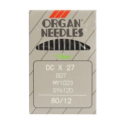 Иглы ORGAN арт.DCx27 № 80 для оверлочных ПШМ уп.10 игл