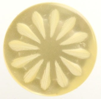 Пуговицы круглые 26L Hemline 'Basic' цв.желтый уп.5шт
