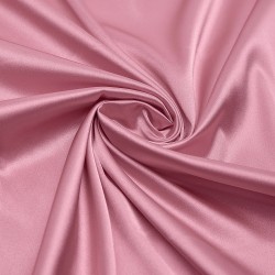 Ткань атлас стрейч 105 г кв.м 98% полиэстер, 2% спандекс шир.150 см арт.Р.33014.11 цв.11 розовый уп.25м