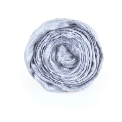 Шерсть для валяния ТРО Гребенная лента (вискоза) 50г цв.0257 св.серый упак (1 шт)