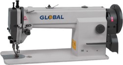 Global WF 9995SK Одноигольная прямострочная промышленная швейная машина с обрезкой края материала