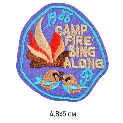 Термоаппликации арт.TBY-2215 Camp Fire 4,8х5см, уп.10шт.