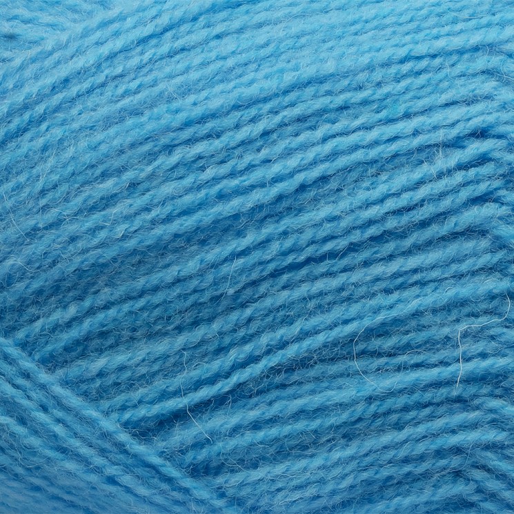Пряжа для вязания ПЕХ "Ангорская тёплая" (40% шерсть, 60% акрил) 5х100г/480м цв.005 голубой