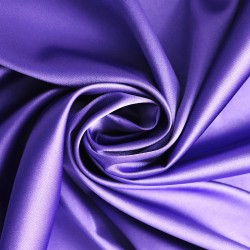 Ткань атлас стрейч 105 г кв.м 98% полиэстер, 2% спандекс шир.150 см арт.Р.15067.22 цв.22 фиолетовый уп.25м