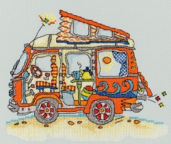Набор для вышивания Bothy Threads арт.XSD2 VW Van (Автобус Фольксваген) 20х15 см