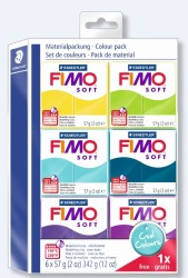 FIMO Soft комплект полимерной глины Холодные цвета 2018/ арт.8023 24 упак (1 шт)