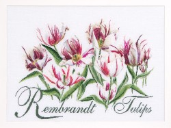 Набор для вышивания THEA GOUVERNEUR арт.447 Тюльпаны Рембрандт 59х43 см